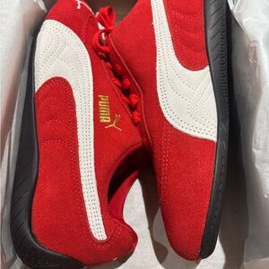 Puma Speedcat OG Red and White Shoes